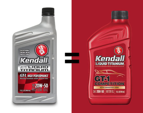 Kendall GT1 High Performance Motor oil 20W50 1l